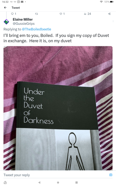 A Mumsnet thread about a book about a Mumsnet thread “Under the Duvet of Darkness” written by the women of Mumsnet THREAD 2