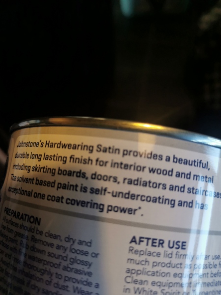 Decorator stinks of booze.