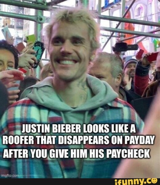 To think Hayley Beiber would be embarrassed?