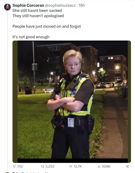Yet more police idiocy.