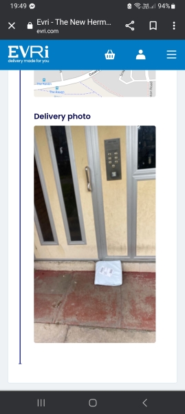 Missing/stolen parcel, new courier Evri.. what can I do?