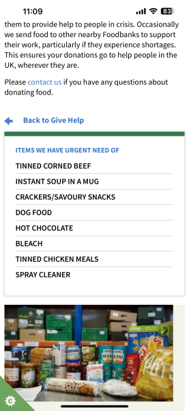 aibu to buy instant latte for the foodbank