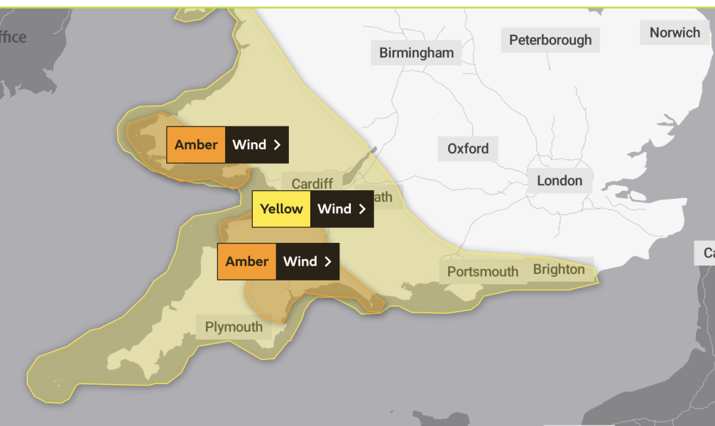 Storm Antoni warning