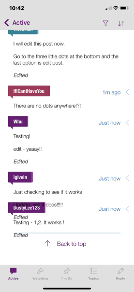 Breaking news! I just found the Edit Post option