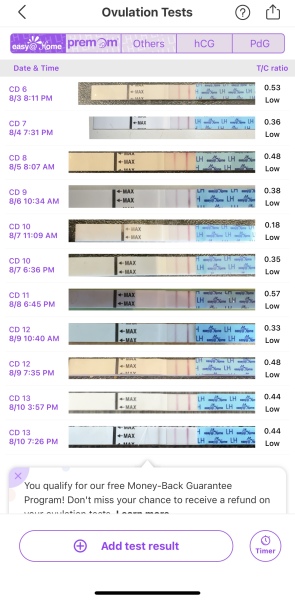 OPK Progression pics