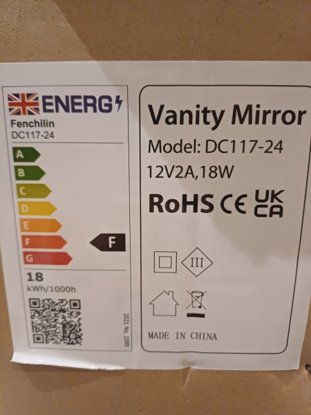 HELP how much is this going to cost me, LED mirror left on all week!!???
