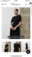 Black evening dress