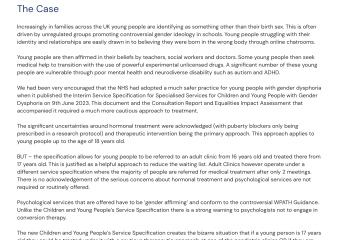 New Judicial Review launched- Transfer of older adolescents to adult clinics