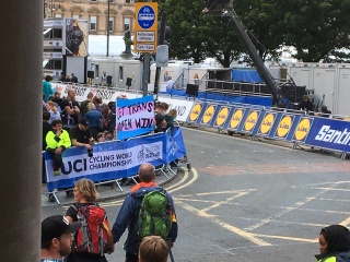 Scottish Greens/Patrick Harvie protests the Women's Cycling Event