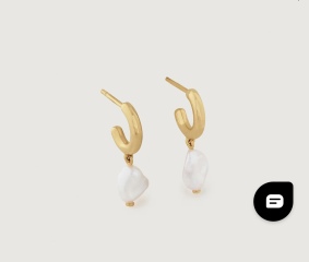 Gold hoop earrings - tacky or classy