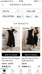Black evening dress