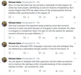 Chess is a feminist issue.
