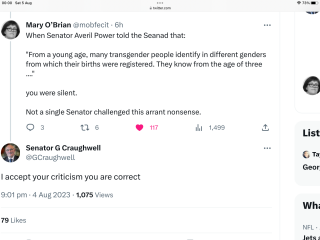 Irish politician who supported the GRA now discovers he's expected to learn about 58 genders, he's not happy!