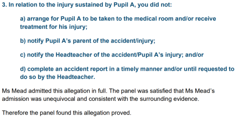 Overreaction about glue gun incident at school