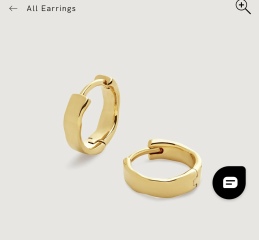 Gold hoop earrings - tacky or classy