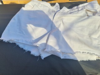 Ruined denim shorts help!