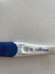 Clear Blue Ultra Early horizontal line- what does this mean?