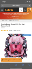 Letter herself out of her car seat, Help!