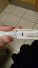 People commenting congratulations on a very faint could be positive / negative test?