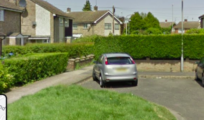Motorbikes down tiny footpath