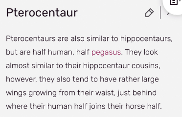 I have a question about centaur babies.