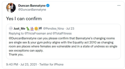 Gym /. Swimming changing issue