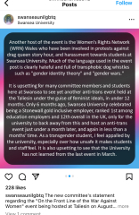 The War on Women - event at Swansea University 