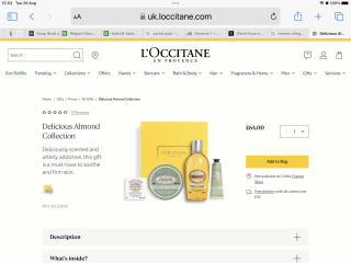 Luxury body cream/shower gel for gift