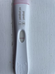 Is this a positive?! Very faint line, first response