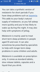 Melatonin - told to buy it myself?