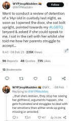 Yet more police idiocy.