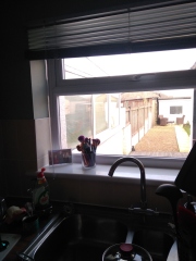 Attaching screening to Neighbour's shed