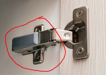Wardrobe door - in a door frame.