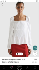 A very specific search: Can anyone find me tops this shape but NOT cropped?