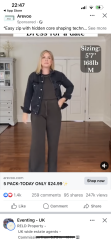 FB jumpsuit Advert