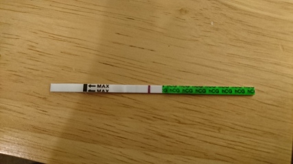 People commenting congratulations on a very faint could be positive / negative test?