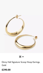 Gold hoop earrings - tacky or classy