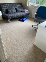 Floor of nursery - rug over carpet advice