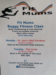 Fitness class for mums in Brighton