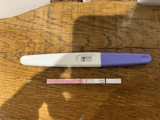 Positive test 4 weeks after miscarriage