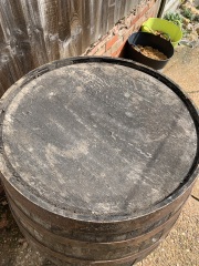 DH thinks I've ruined my whiskey barrel