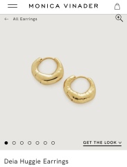 Gold hoop earrings - tacky or classy