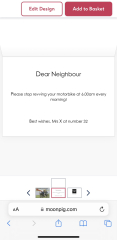 To send an anonymous letter