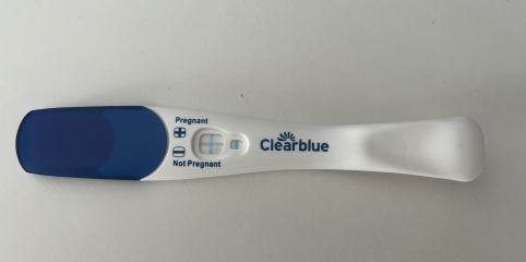 Faint line 17 DPO