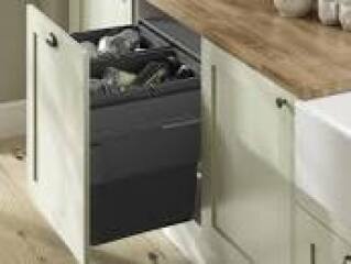 Pull out bin cupboard