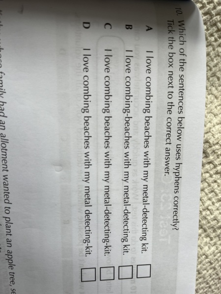 Please help me with this punctuation education.