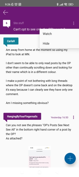 Can't opt to see only the OP's posts?
