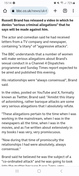 Biggest news story of the year breaking this weekend. Part 2