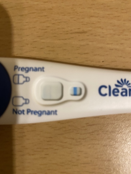 Faint positive this morning... now negative this afternoon