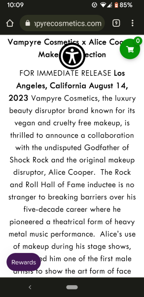 Alice Cooper has been cancelled